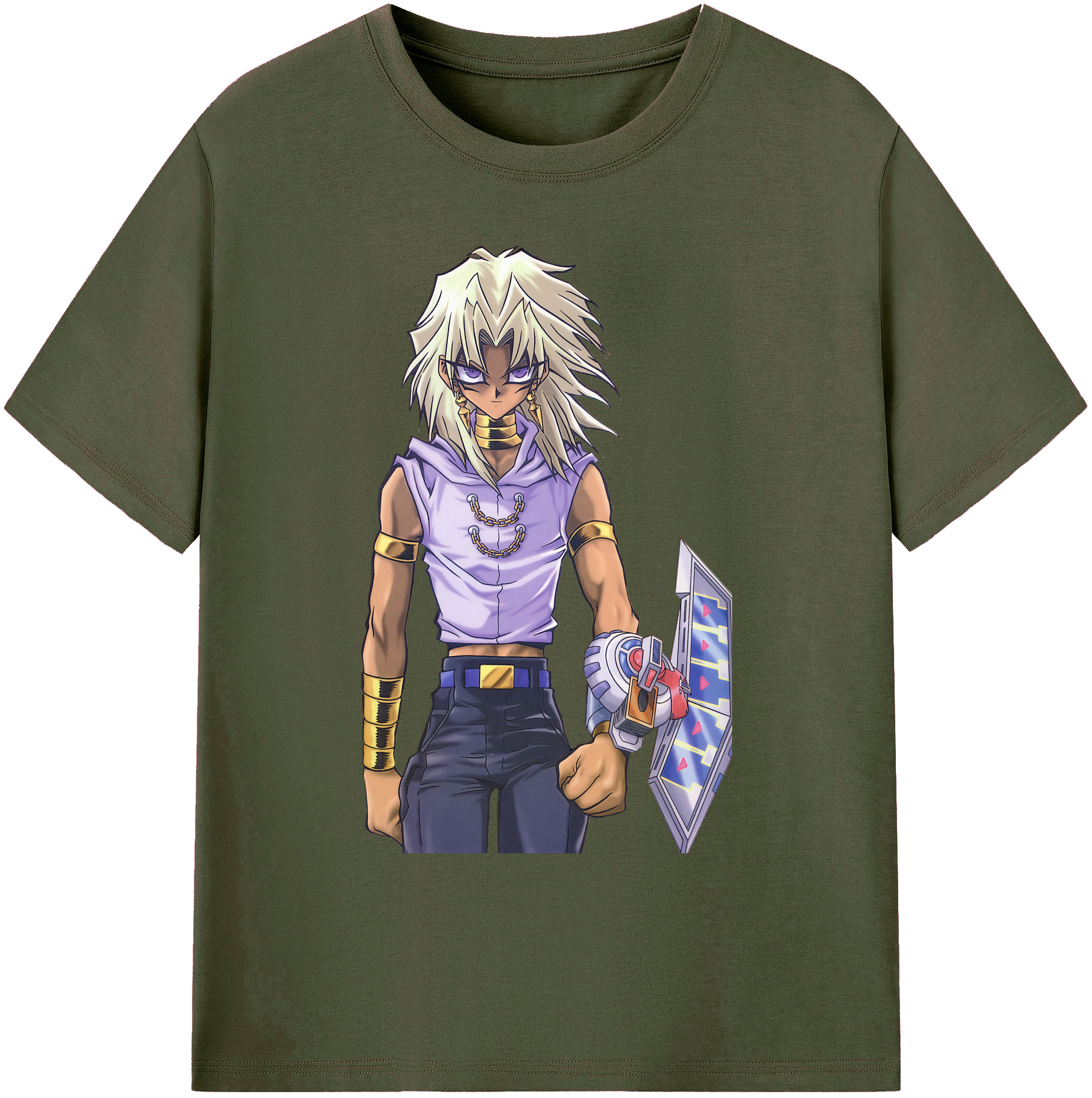 （画像用） 遊☆戯☆王 Yu-Gi-Oh! 綿100％ メンズ半袖Tシャツ｜肌触りやわらか＆通気性